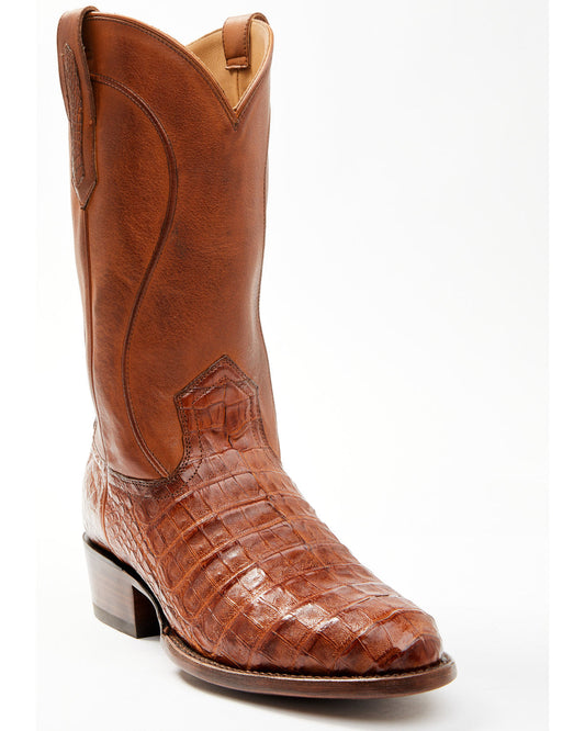 Black 1978® Men's Chapman Exotic Caiman Belly Western Boots