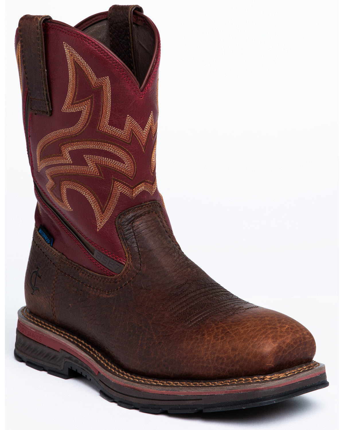Men's 11" ASE7 Disruptor Waterproof Western Work Boots - Na