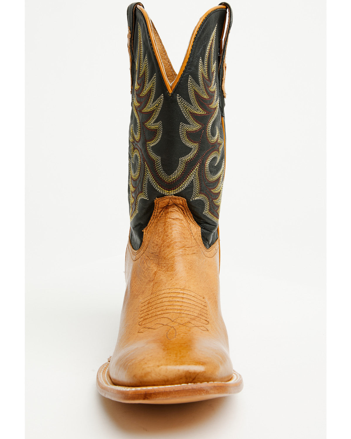 Men's Exotic Ostrich Western Boots - Broad Square Toe