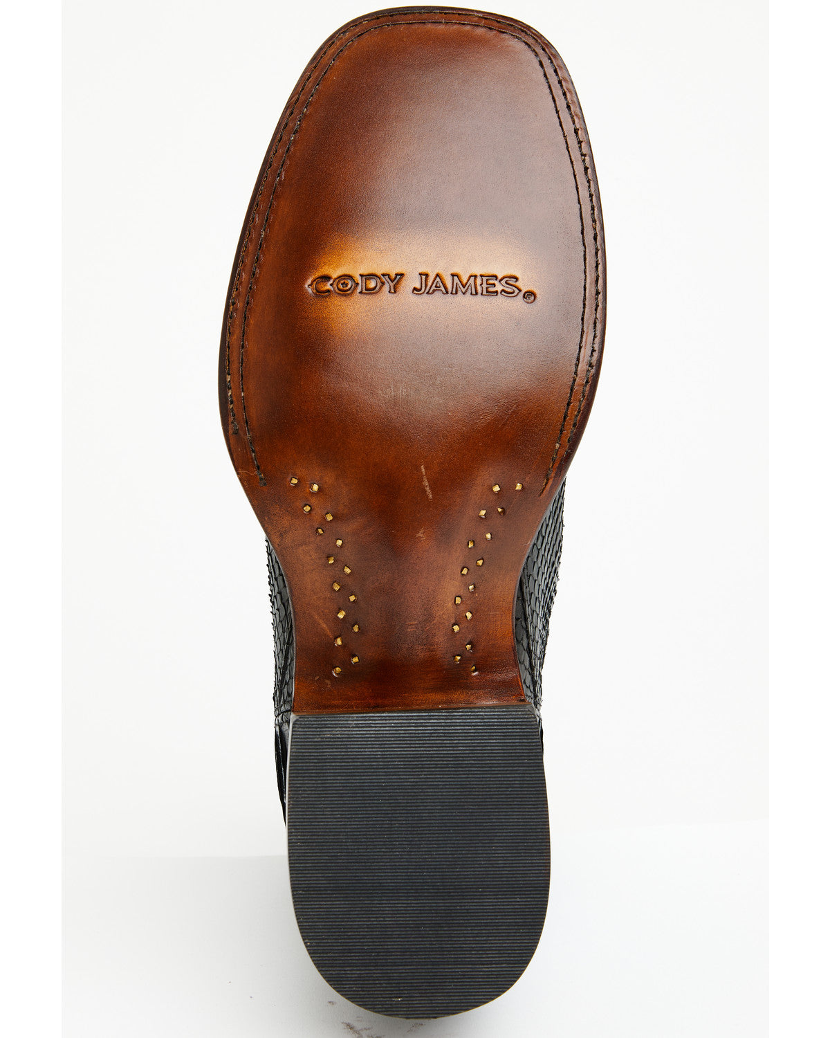 Men's Hash Exotic Python Western Ankle Boots - Broad Square