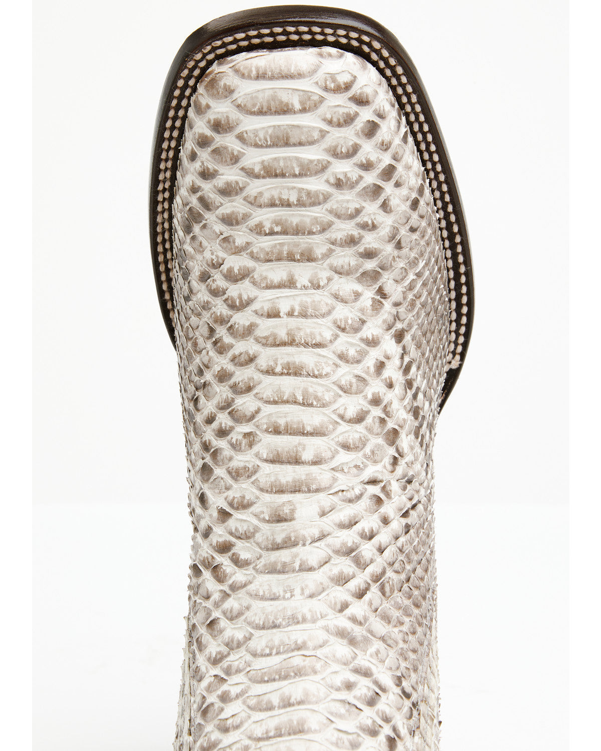 Men's Hash Exotic Python Western Ankle Boots - Broad Square