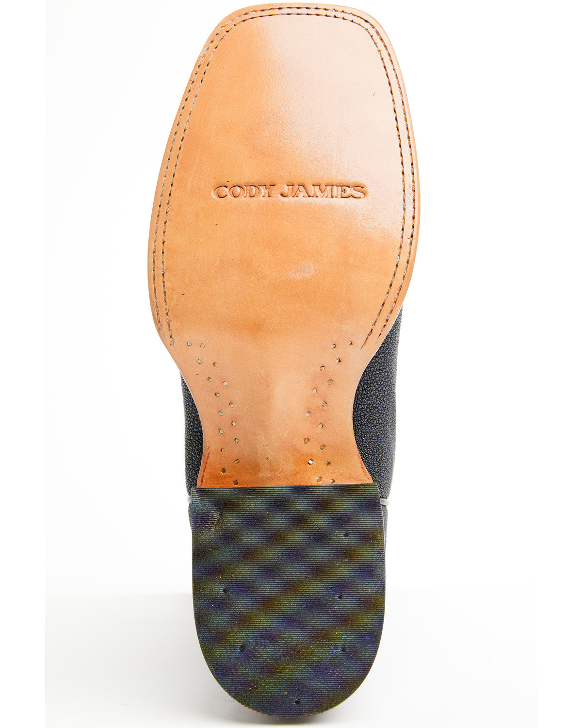 Men's Exotic Stingray Western Boots - Broad Square Toe