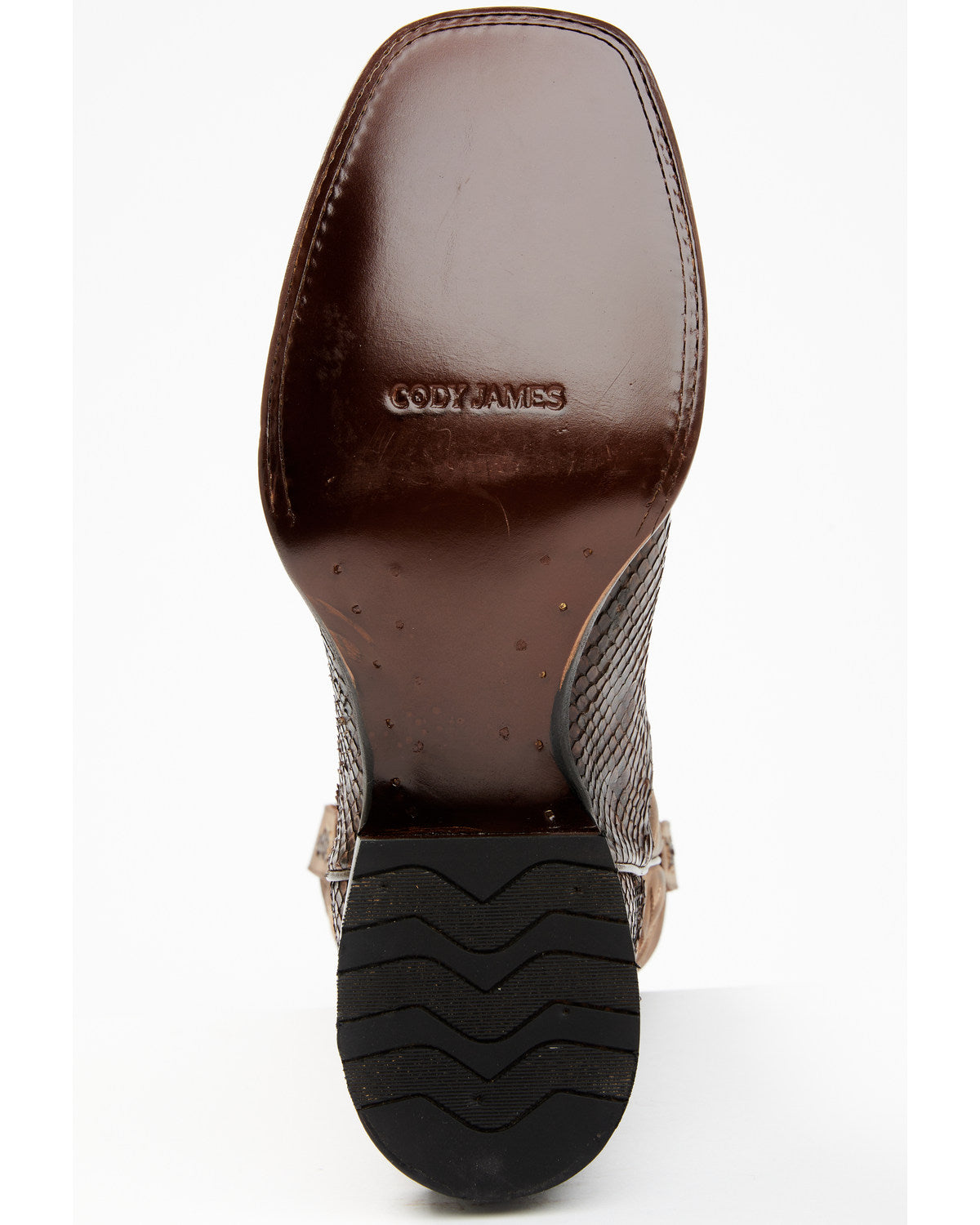 Men's Exotic Python Western Boots - Broad Square Toe