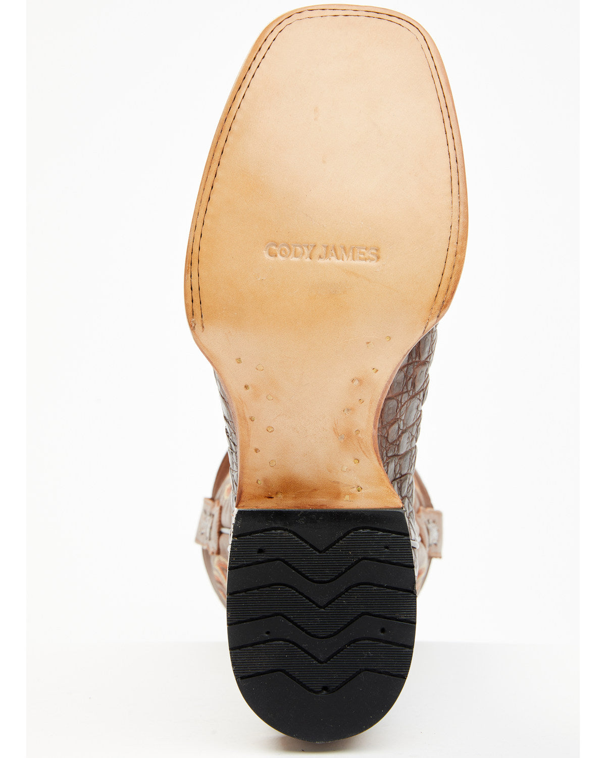 Men's Exotic Caiman Western Boots - Broad Square Toe