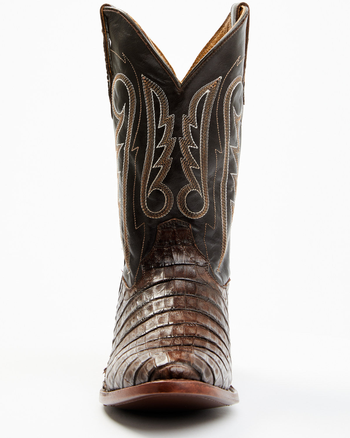 Men's Exotic Caiman Western Boots - Round Toe