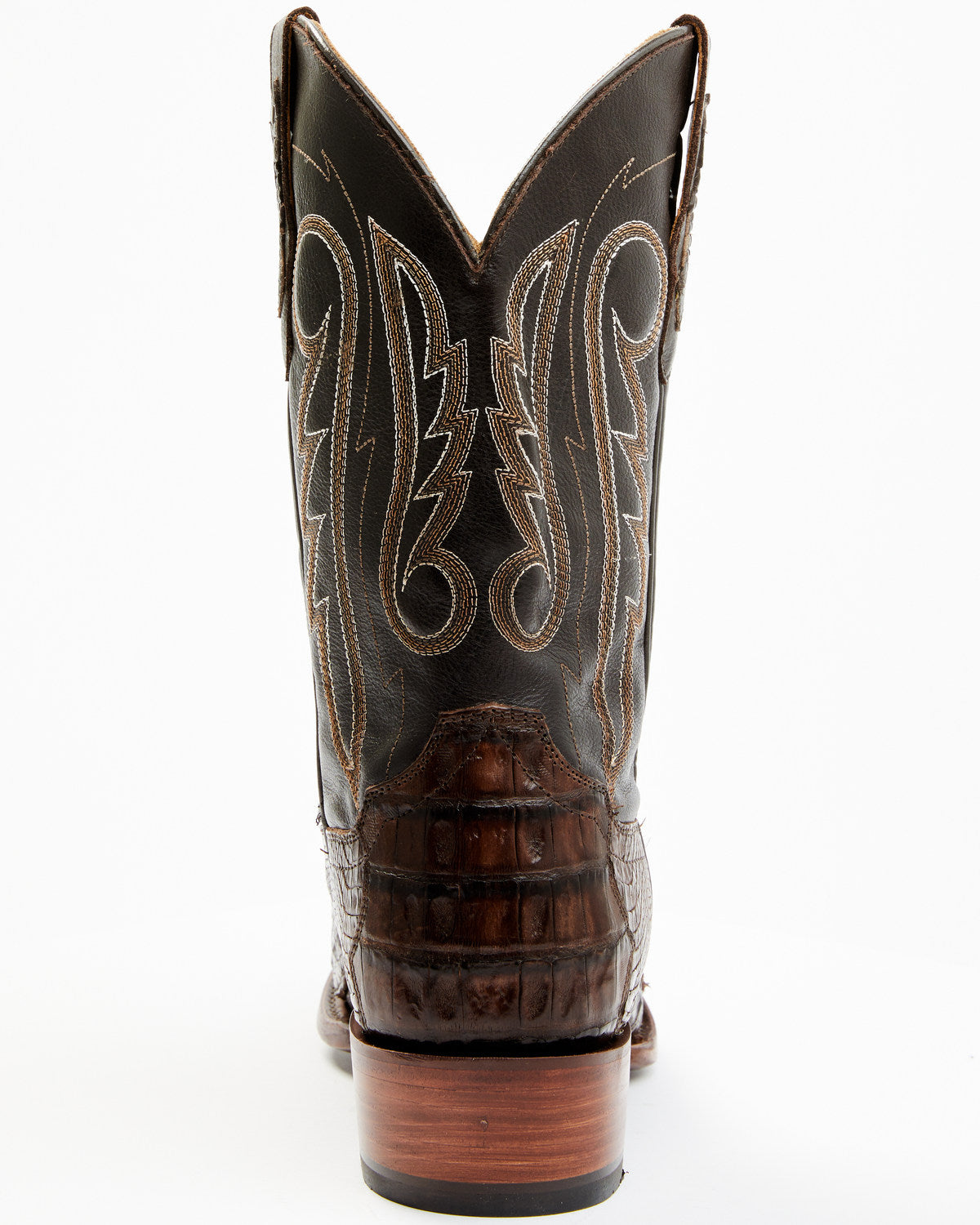 Men's Exotic Caiman Western Boots - Round Toe