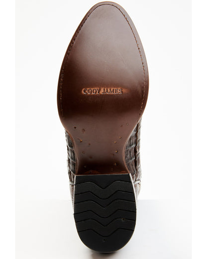 Men's Exotic Caiman Western Boots - Round Toe