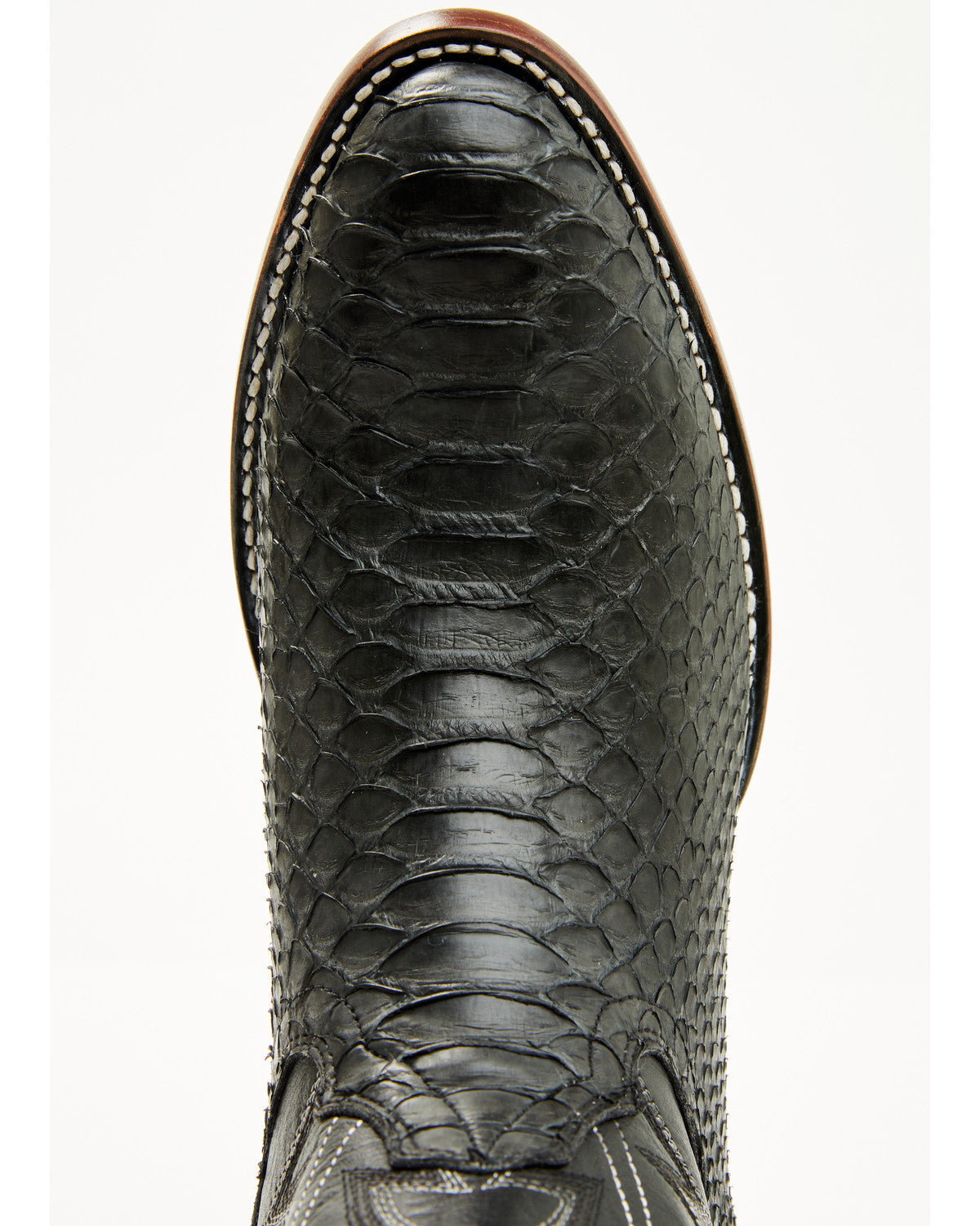 Men's Exotic Python Western Boots - Round Toe