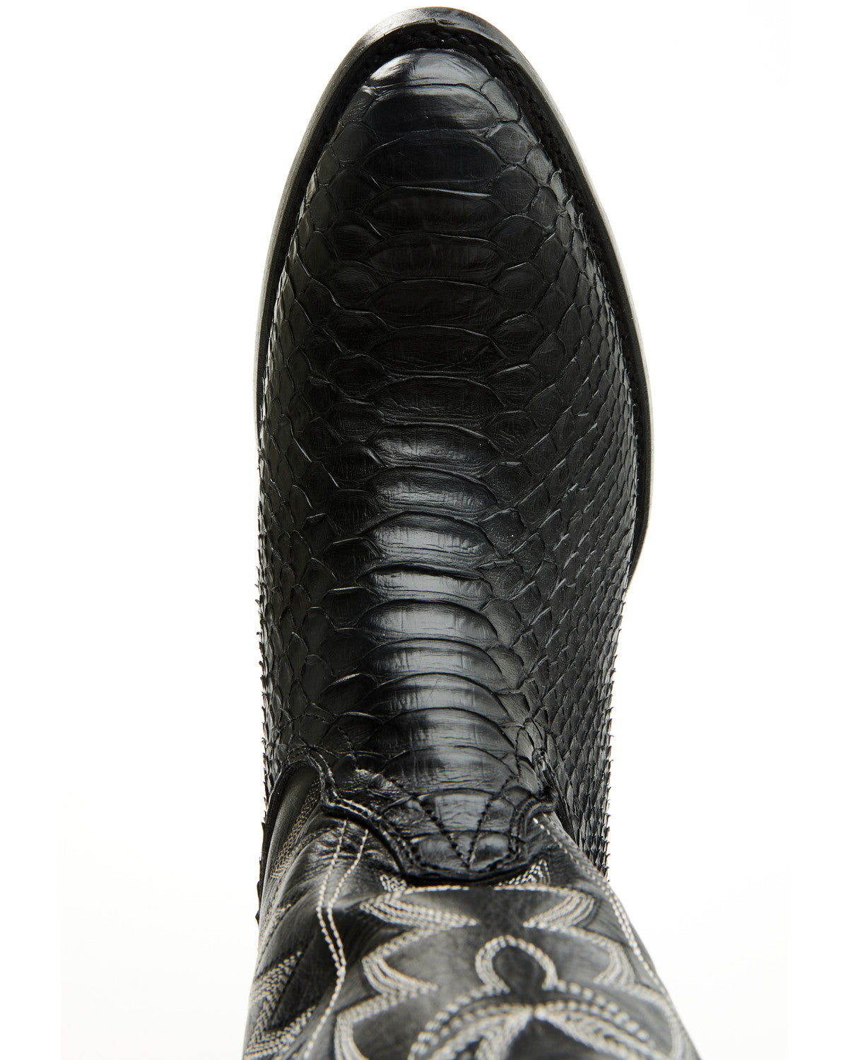Men's Exotic Python Western Boots - Round Toe