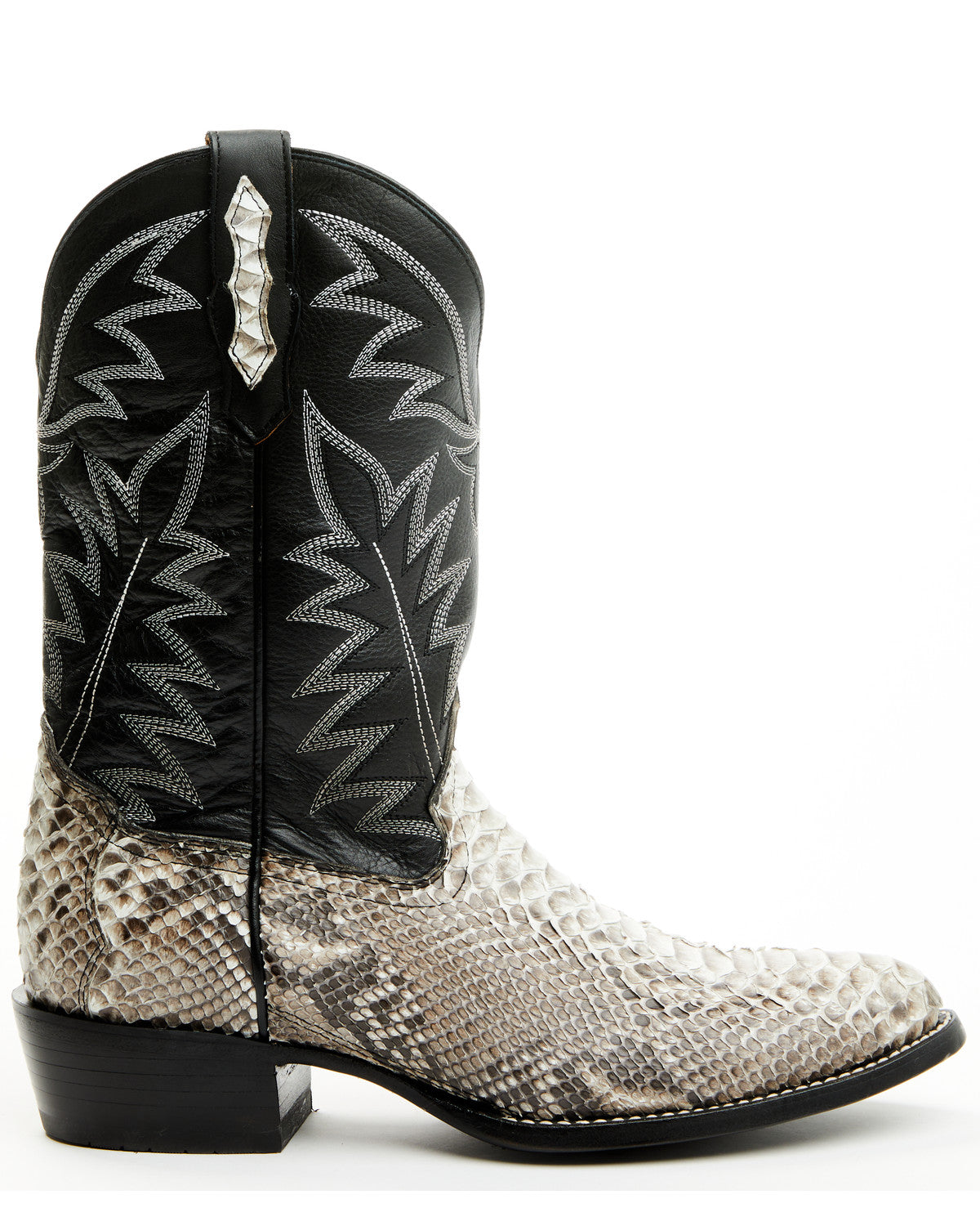 Men's Exotic Python Western Boots - Medium Toe