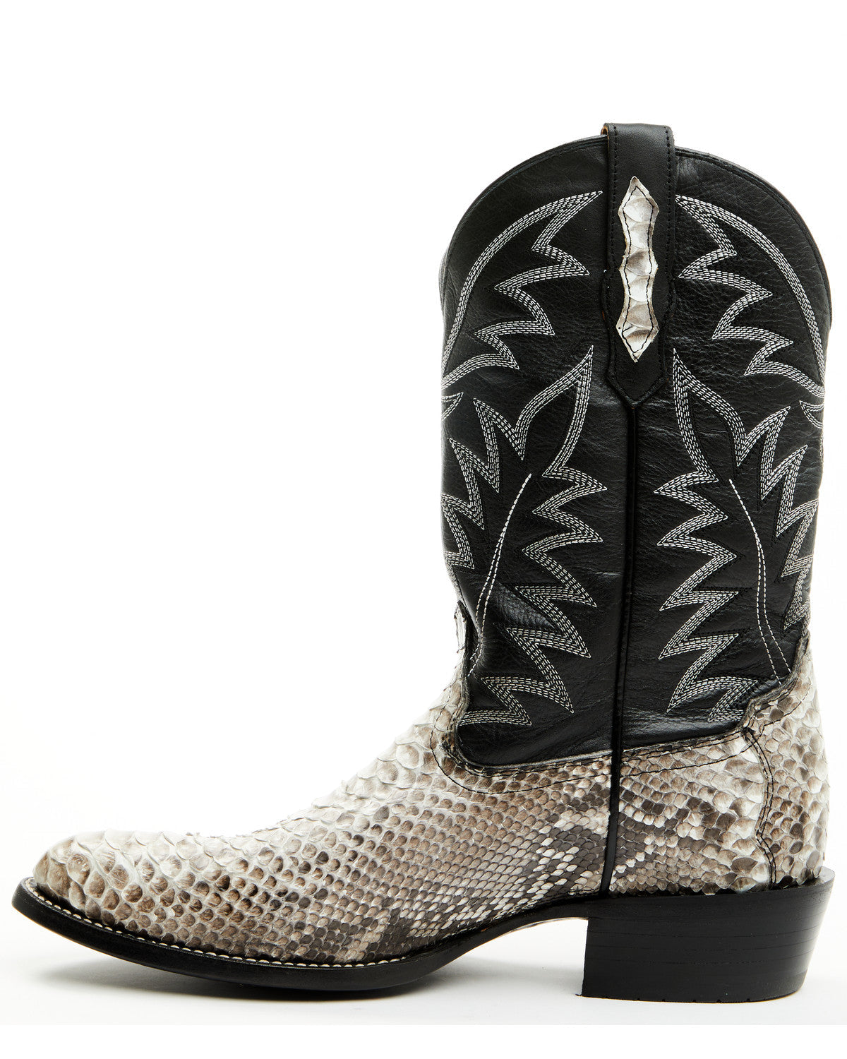 Men's Exotic Python Western Boots - Medium Toe