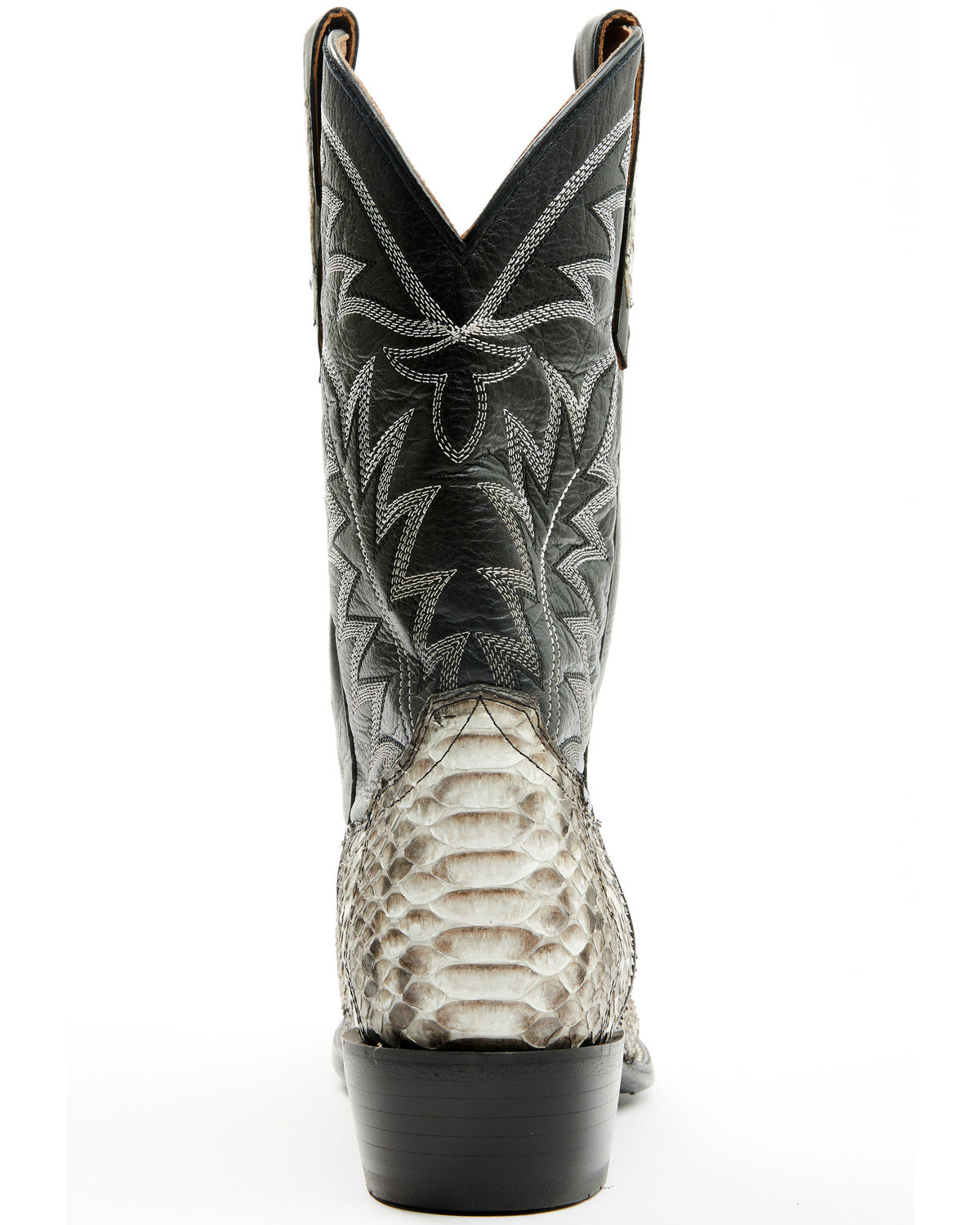 Men's Exotic Python Western Boots - Medium Toe