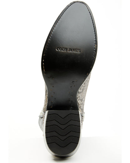 Men's Exotic Python Western Boots - Medium Toe