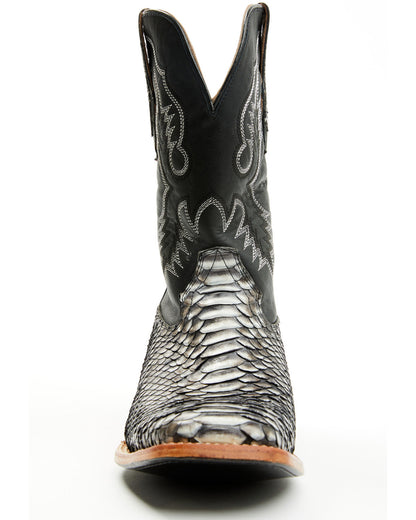 Men's Exotic Python Nevado Western Boots - Broad Square Toe