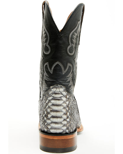 Men's Exotic Python Nevado Western Boots - Broad Square Toe