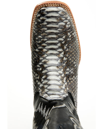 Men's Exotic Python Nevado Western Boots - Broad Square Toe