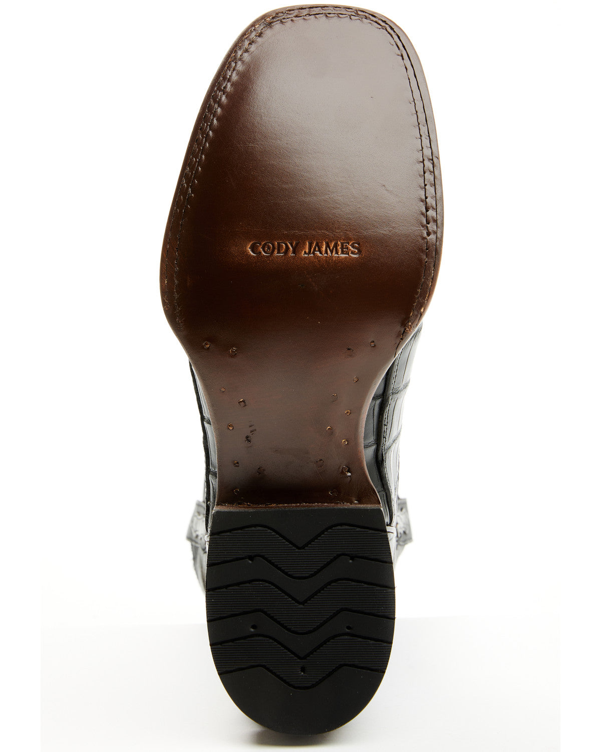 Men's Exotic Alligator Western Boots - Broad Square Toe