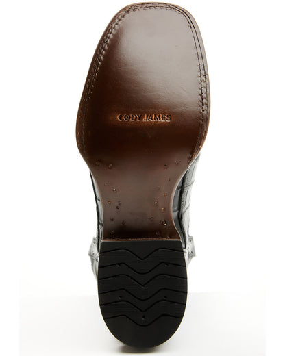 Men's Exotic Alligator Western Boots - Broad Square Toe