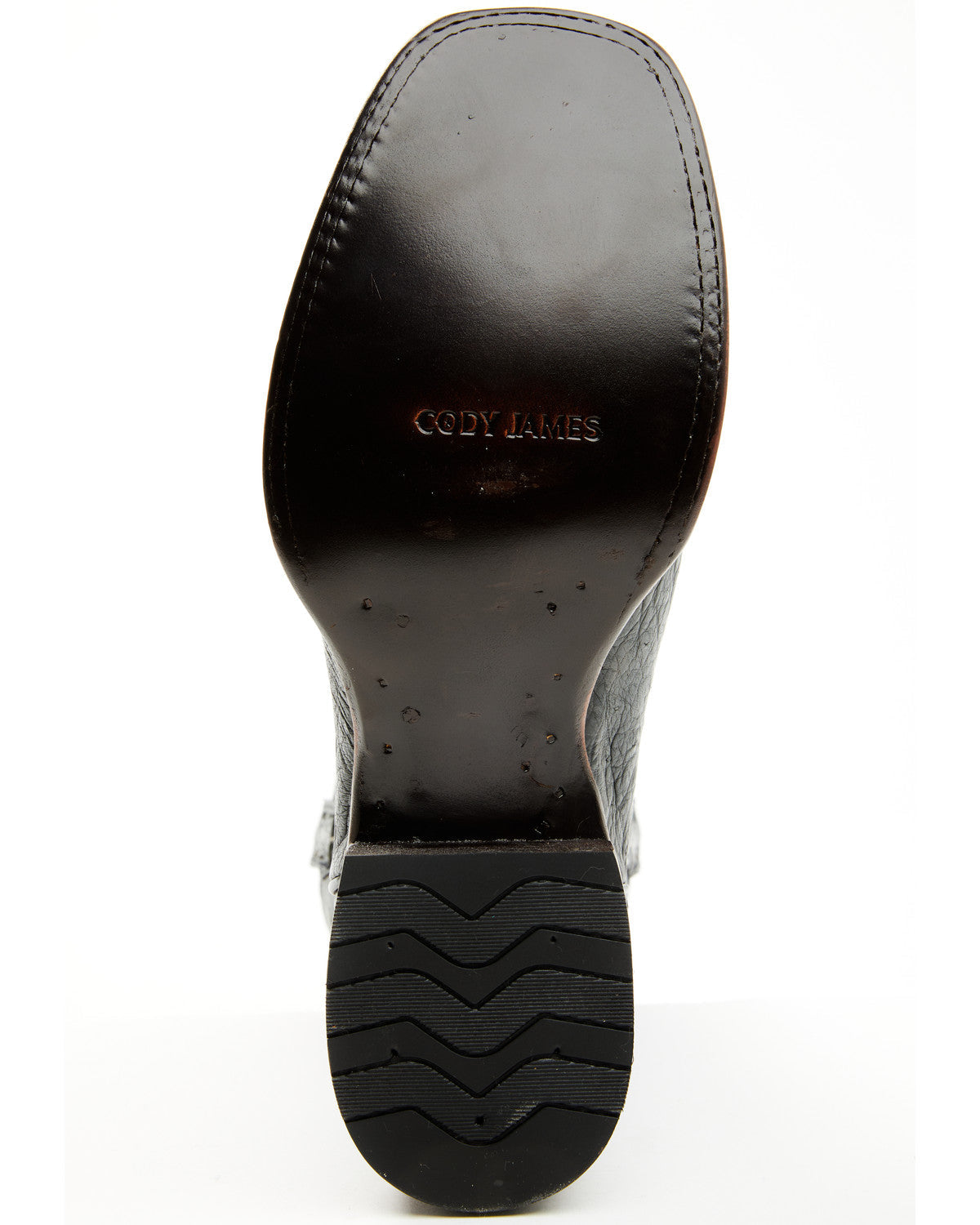 Men's Exotic Smooth Ostrich Western Boots - Broad Square To