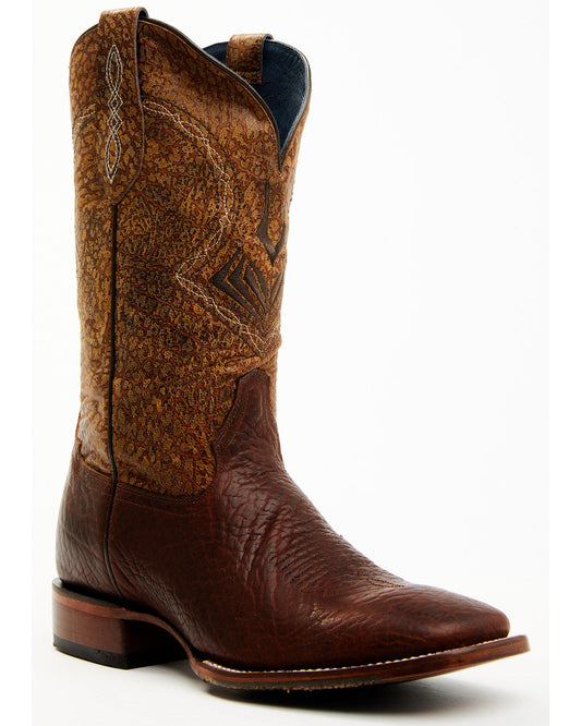 Men's Blue Collection Western Performance Boots - Broad Squ