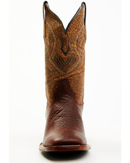 Men's Blue Collection Western Performance Boots - Broad Squ
