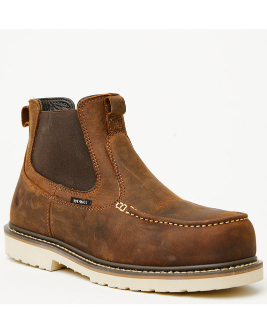 Men's Moc Chelsea Work Boots - Composite Toe