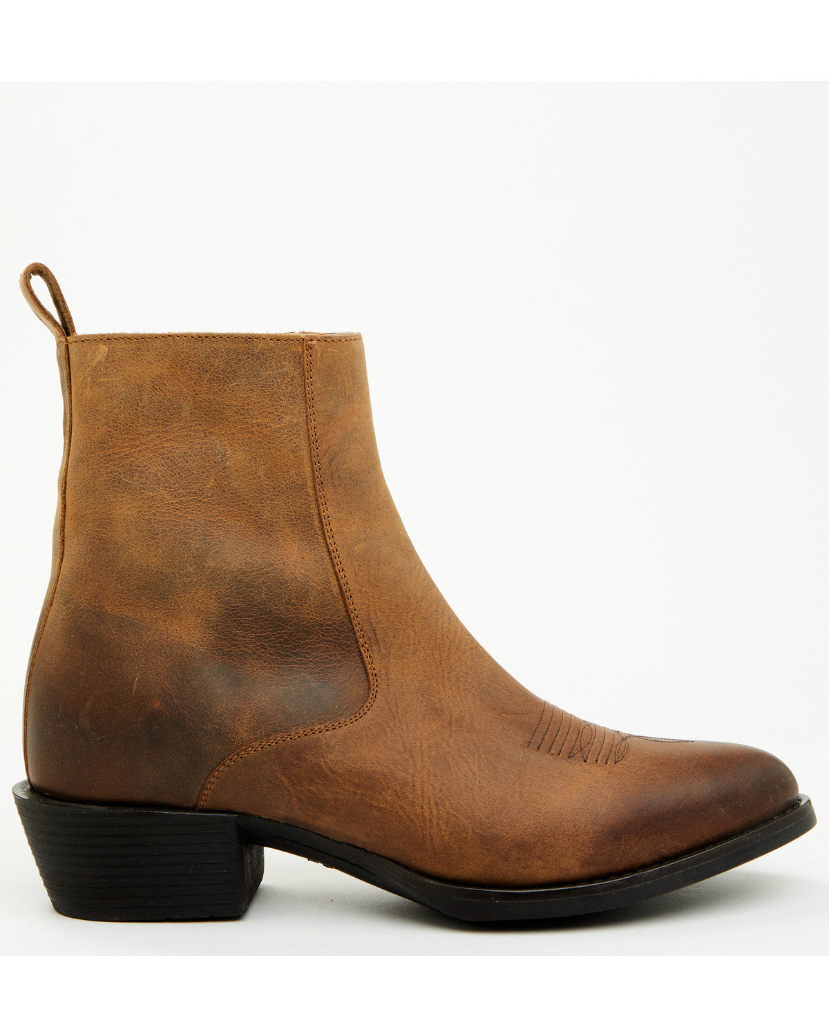 Men's Larsen Western Ankle Boots - Round Toe