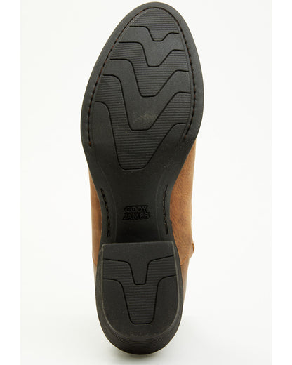 Men's Larsen Western Ankle Boots - Round Toe