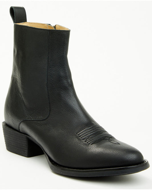 Men's Larsen Western Ankle Boots - Round Toe