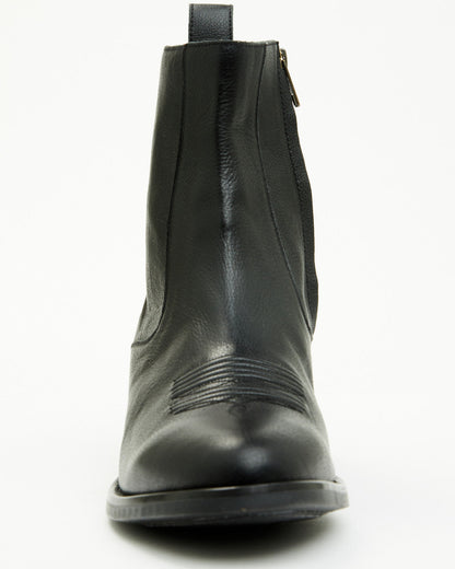 Men's Larsen Western Ankle Boots - Round Toe