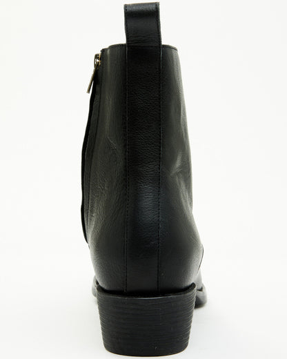 Men's Larsen Western Ankle Boots - Round Toe