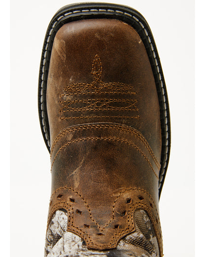 Boys' Tucker Western Boots - Broad Square Toe