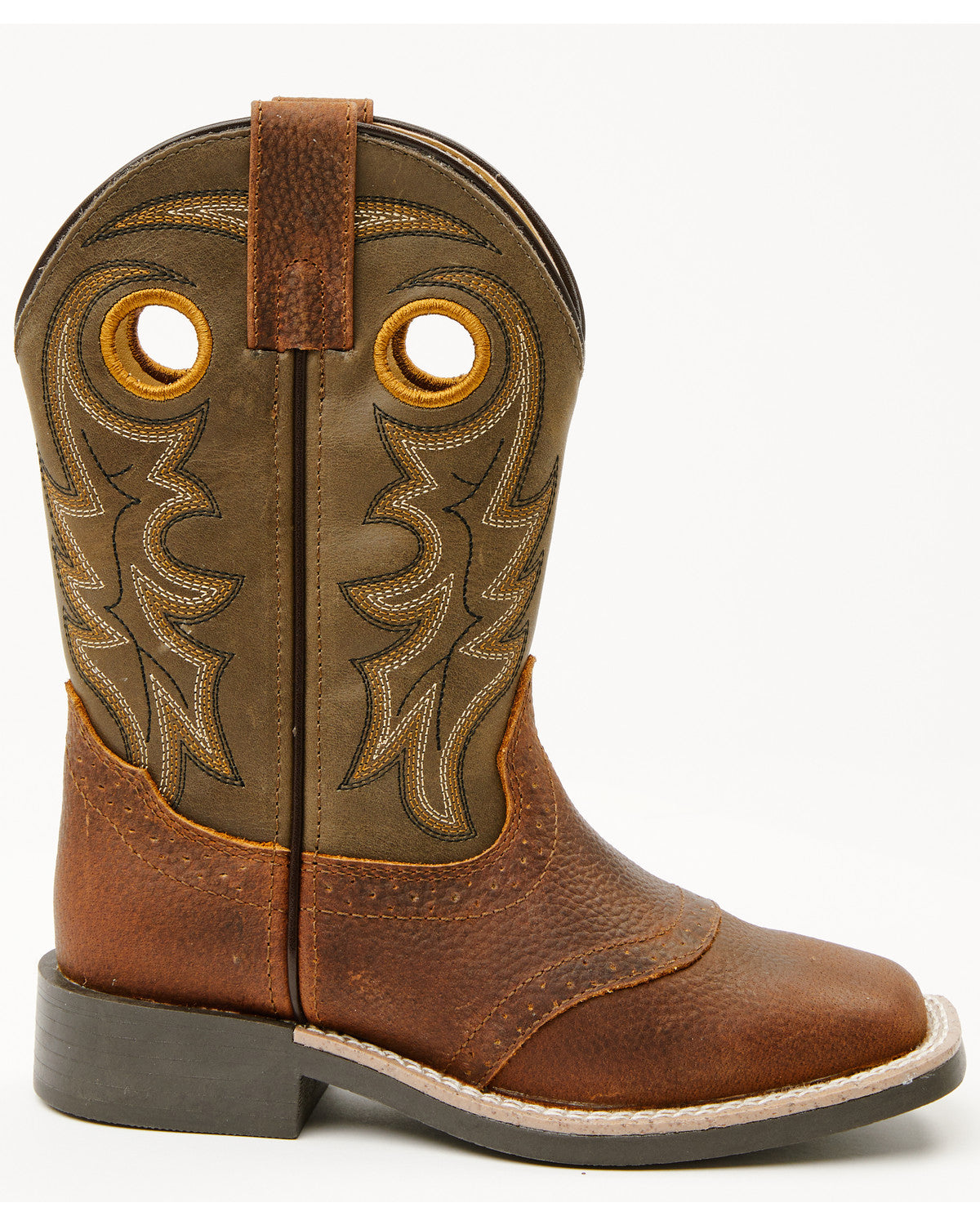 Boys' Buck Western Boots - Broad Square Toe