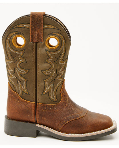 Boys' Buck Western Boots - Broad Square Toe