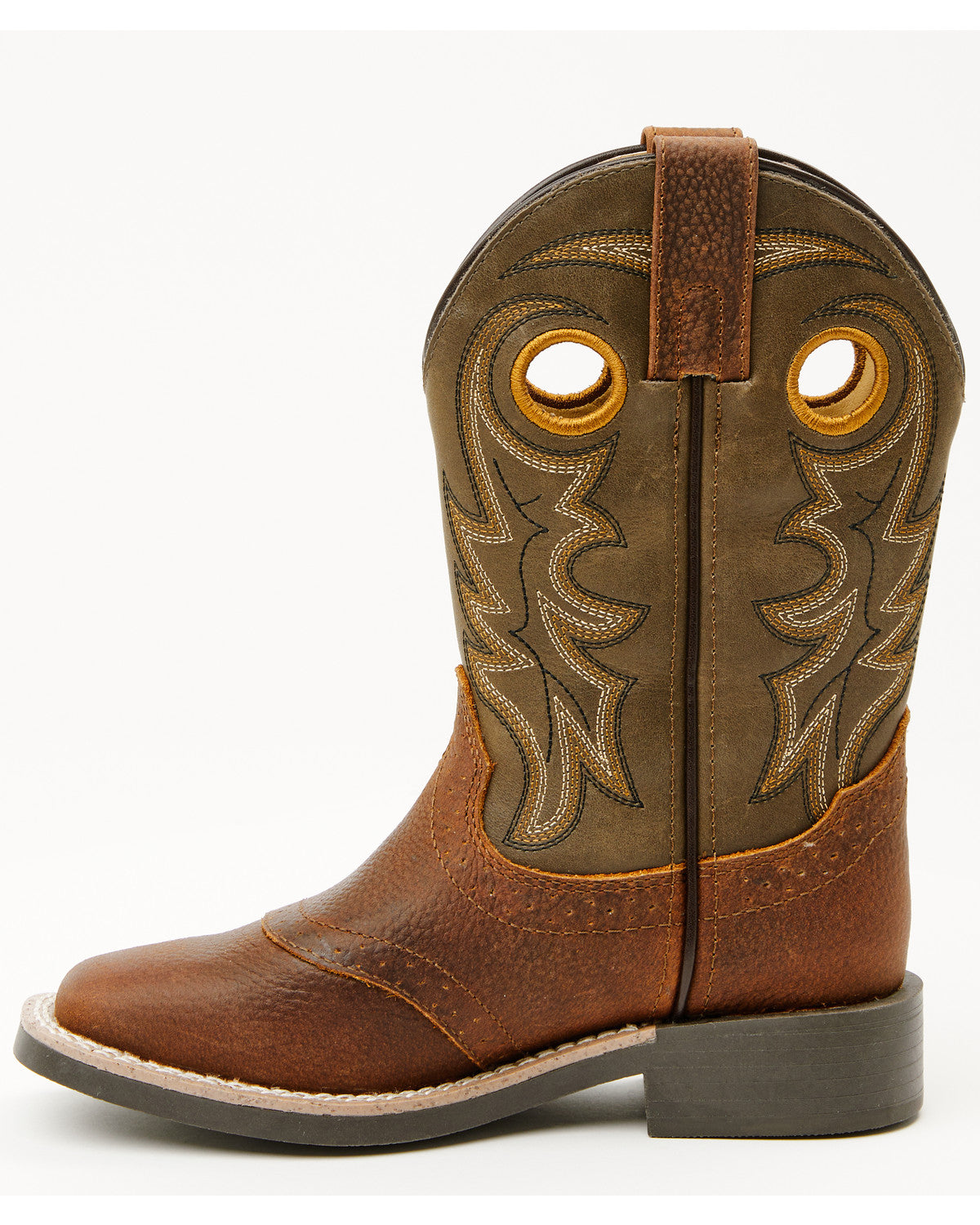 Boys' Buck Western Boots - Broad Square Toe