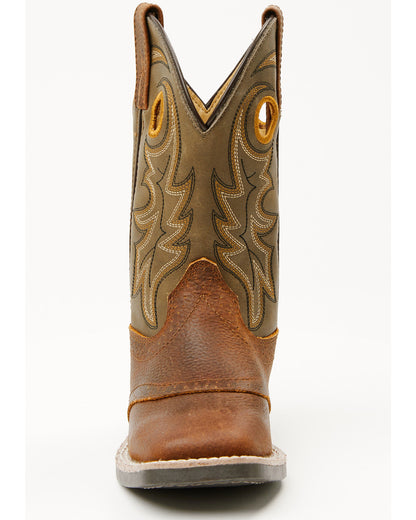 Boys' Buck Western Boots - Broad Square Toe