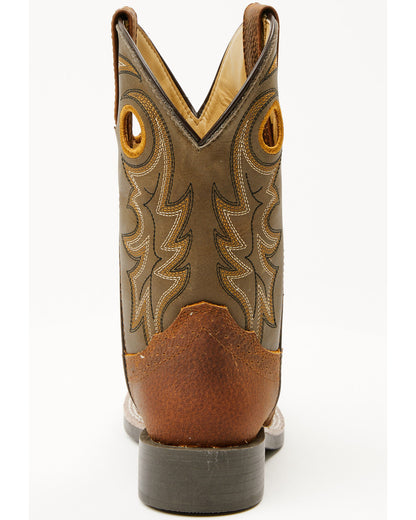 Boys' Buck Western Boots - Broad Square Toe
