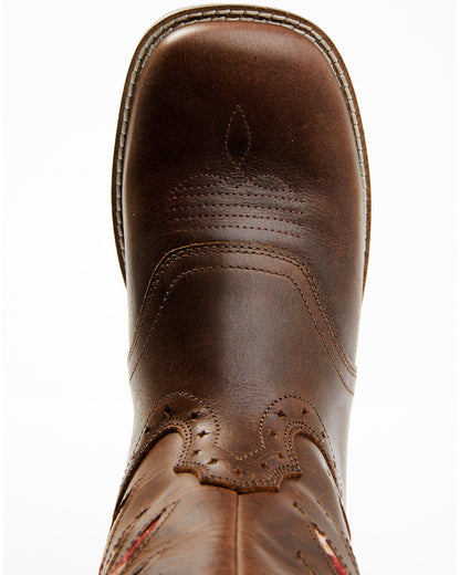Boys' Ripped Flag Western Boots - Broad Square Toe