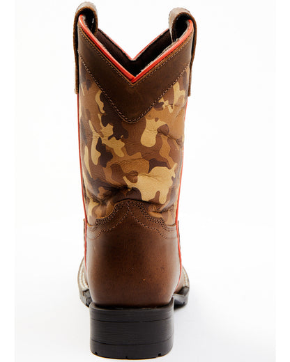Boys' Camo Western Boots - Square Toe
