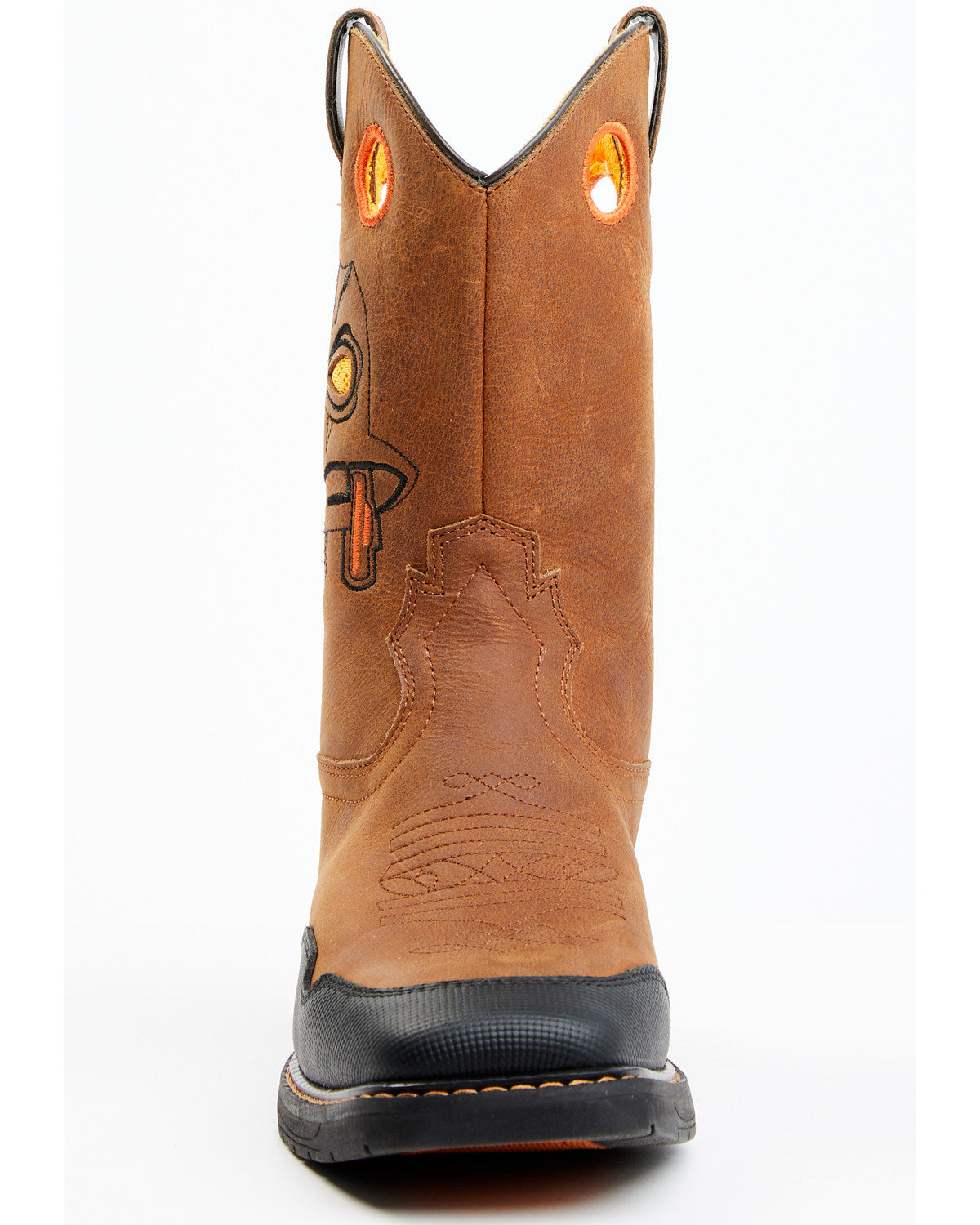 Boys' Skull Work Boots - Broad Square Toe