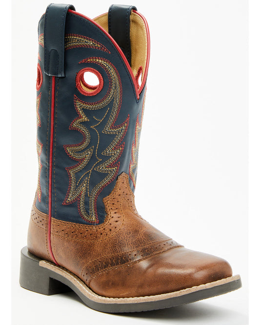 Boys' Bobby Western Boots - Broad Square Toe