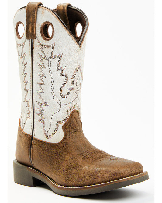 Boys' Luke Western Boots - Broad Square Toe