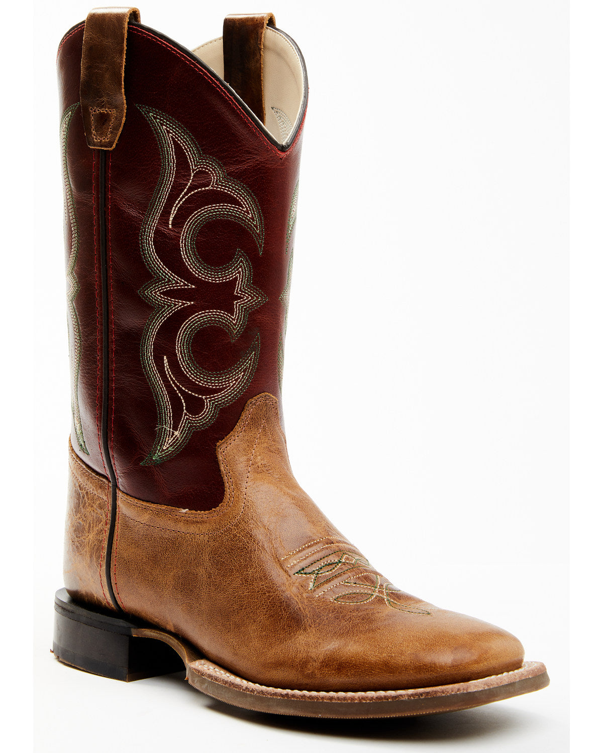Boys' Ames Tonal Western Boots - Broad Square Toe