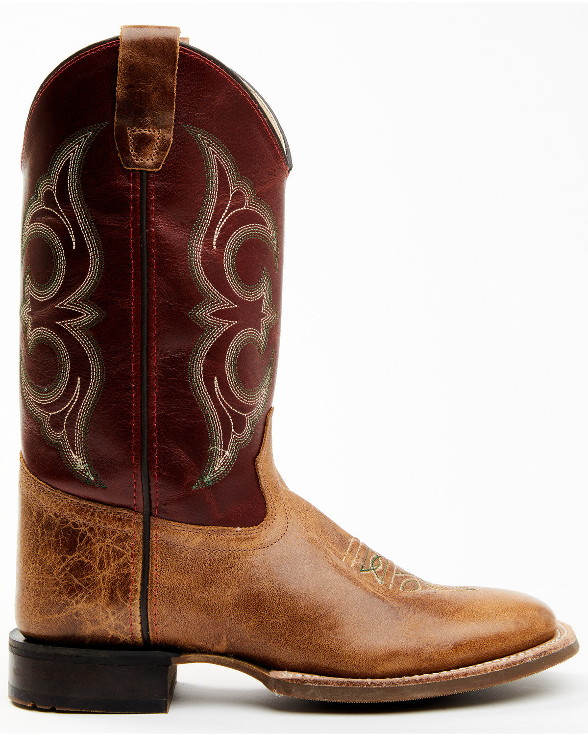 Boys' Ames Tonal Western Boots - Broad Square Toe