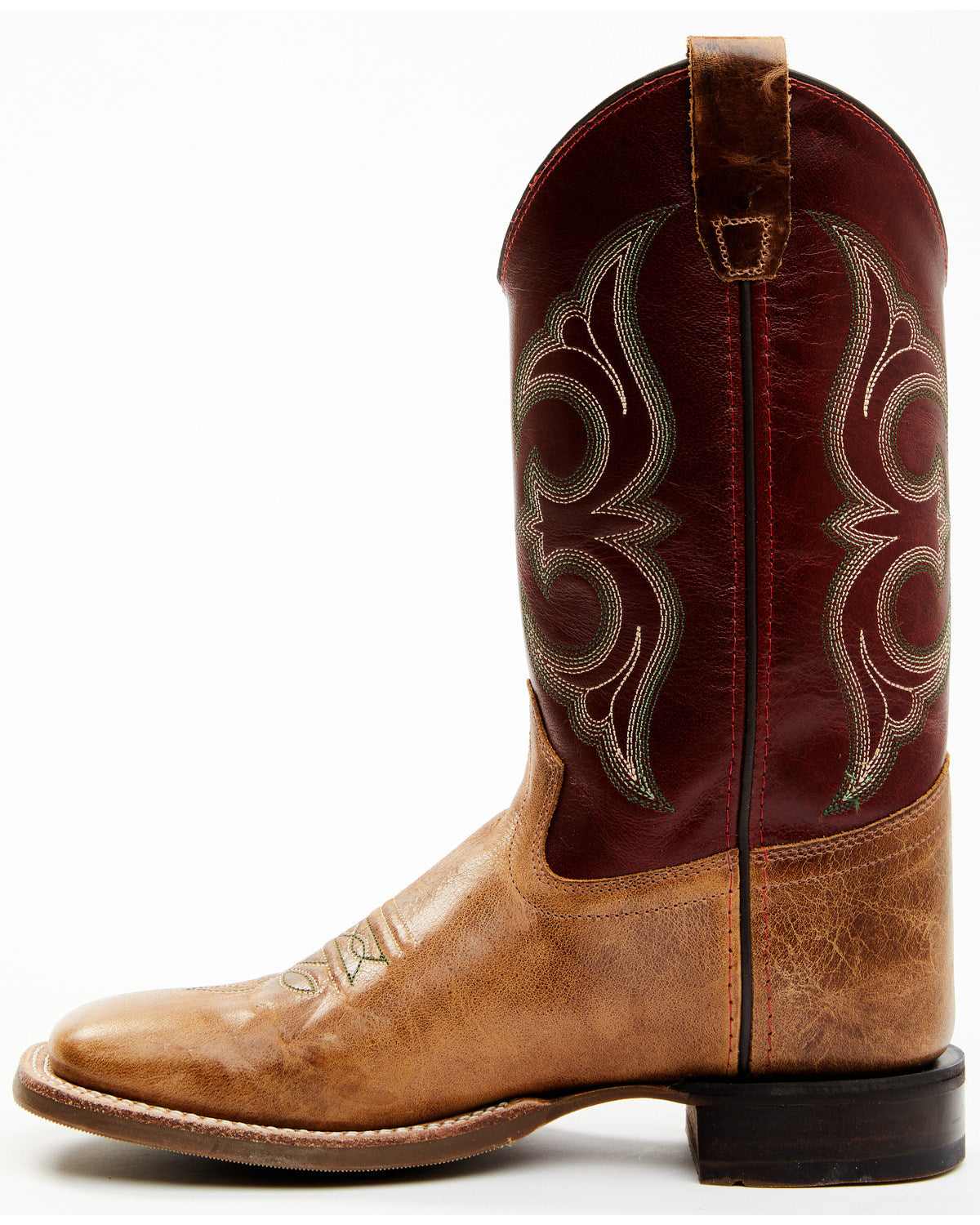 Boys' Ames Tonal Western Boots - Broad Square Toe