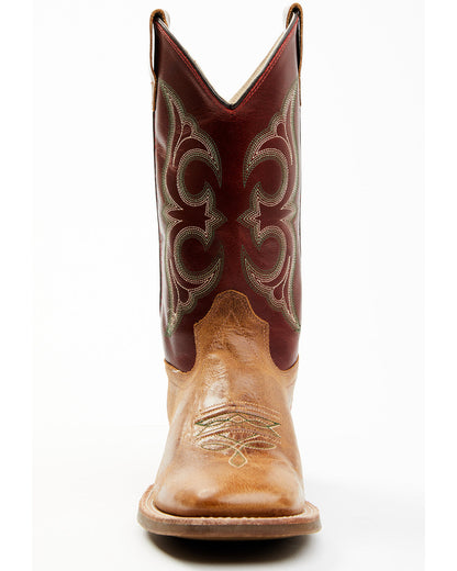 Boys' Ames Tonal Western Boots - Broad Square Toe