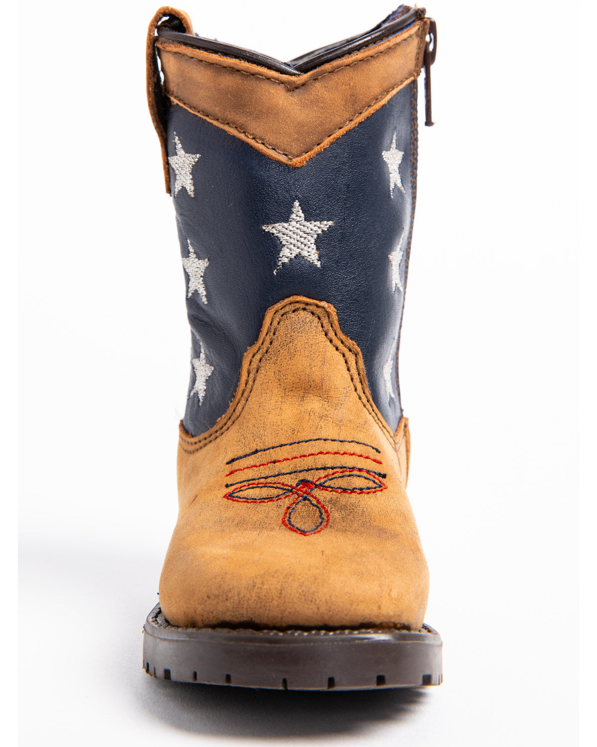 Toddler Boys' USA Flag Western Boots - Broad Square Toe