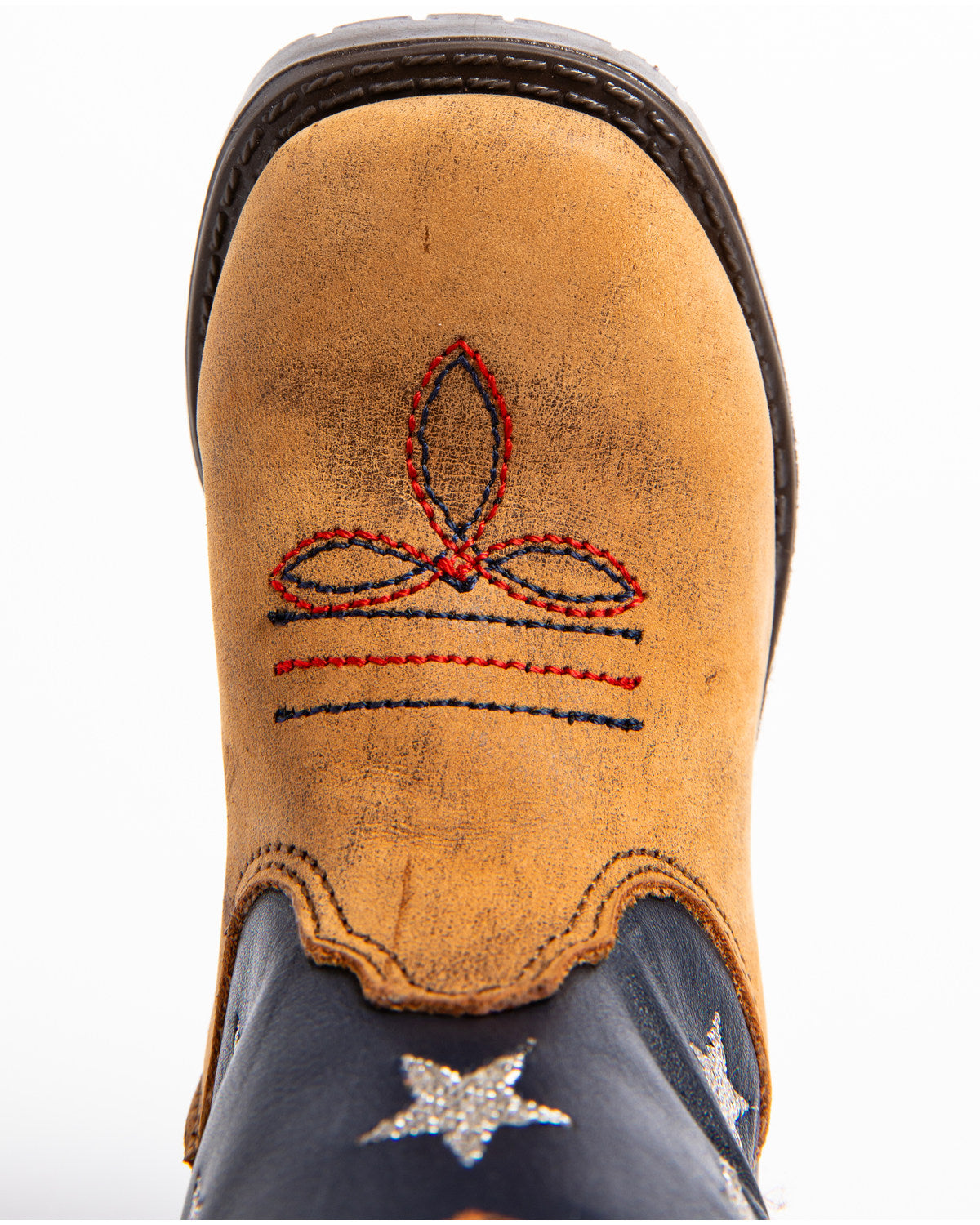 Toddler Boys' USA Flag Western Boots - Broad Square Toe