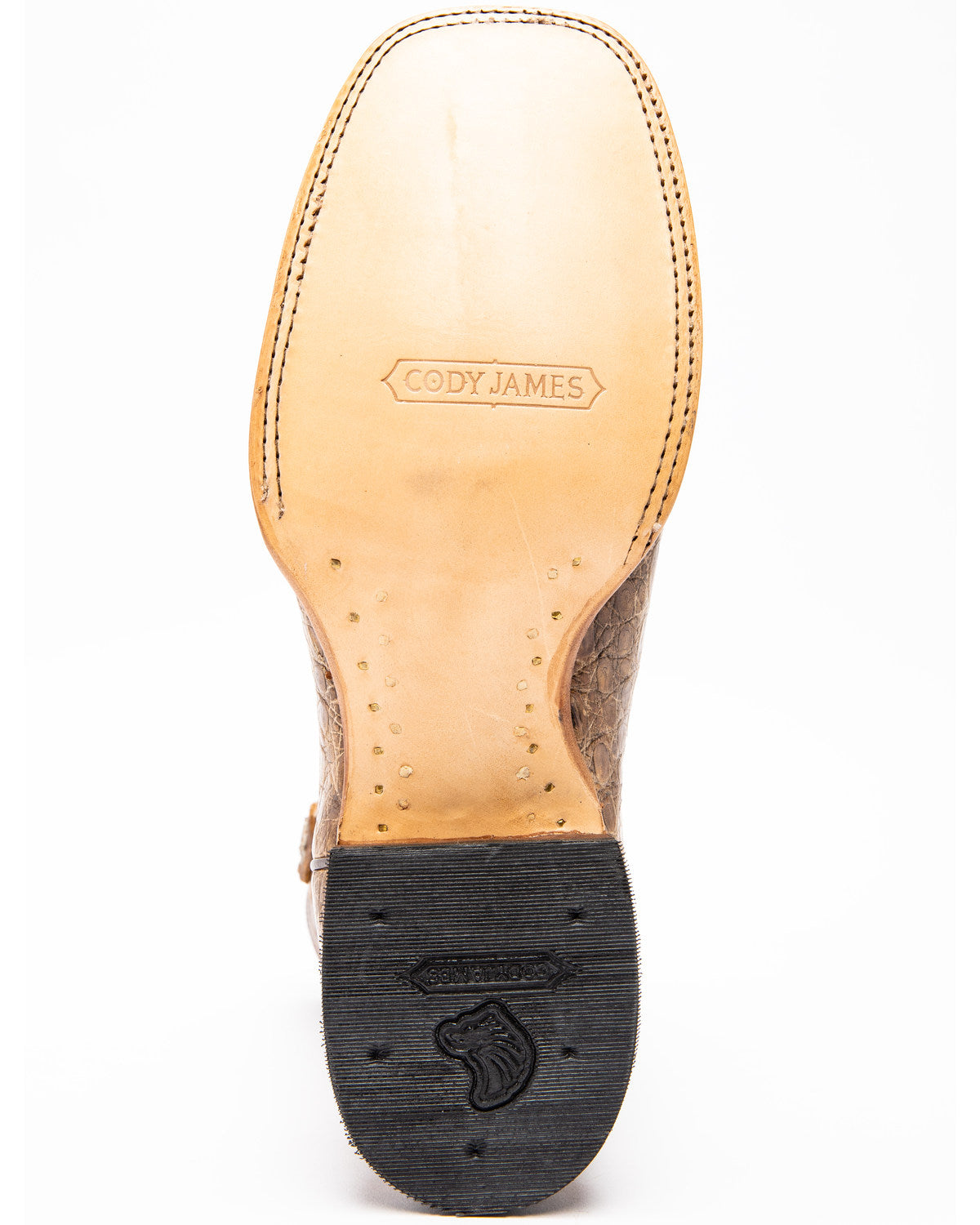 Men's Caiman Belly Western Boots - Broad Square Toe