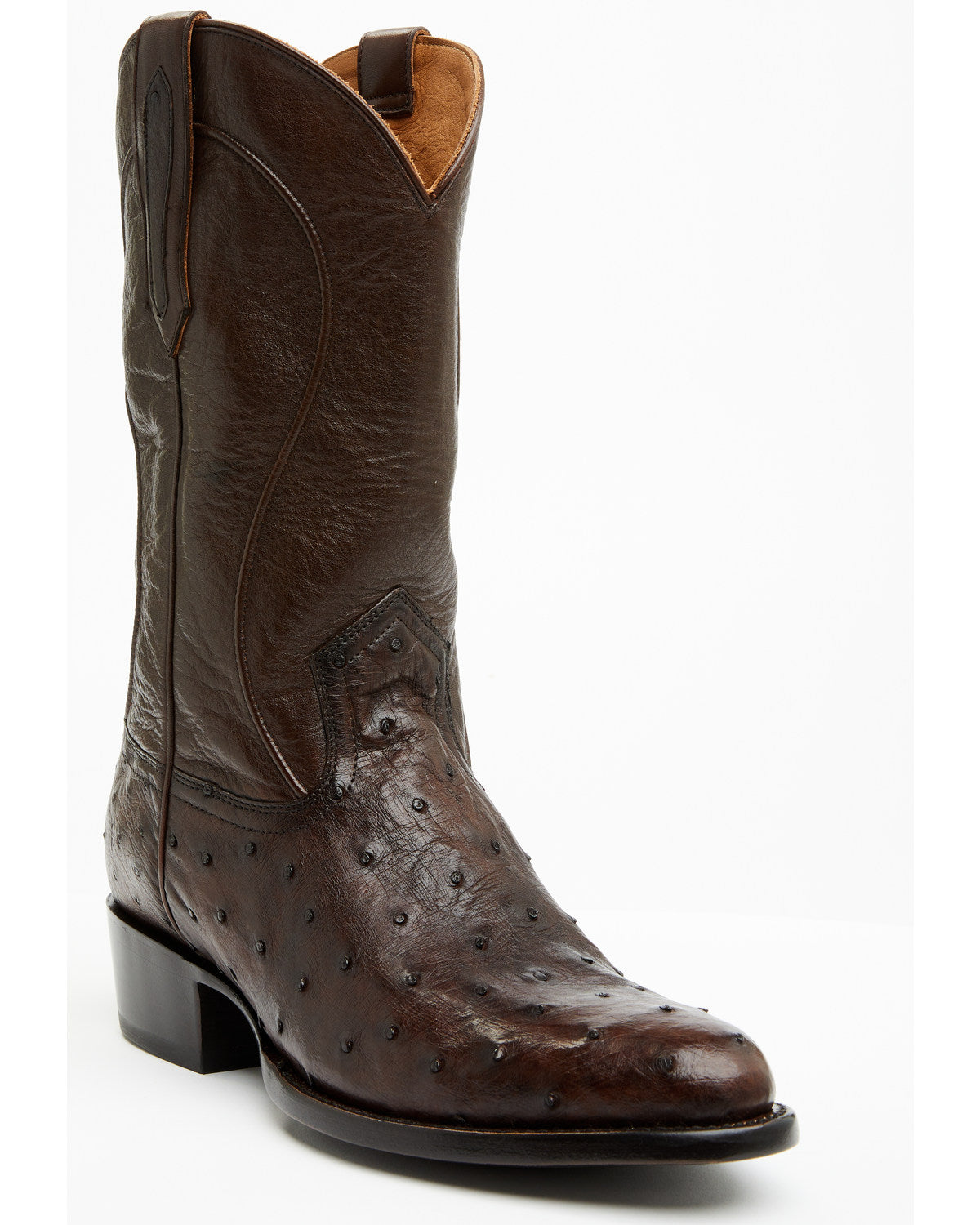 Black 1978® Men's Chapman Exotic Full-Quill Ostrich Western